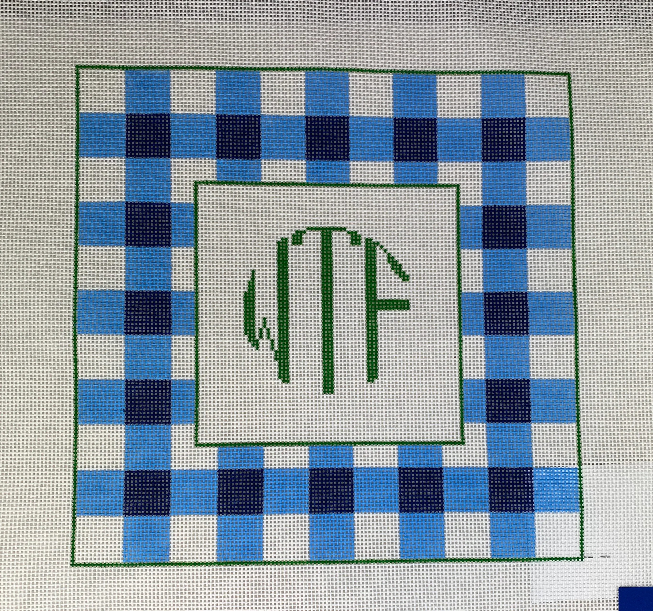 * Anne Fisher Needlepoint AF35 WTF Monogram