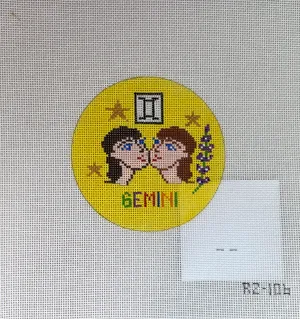 * Doolittle Stitchery RZ106 Gemini Zodiac