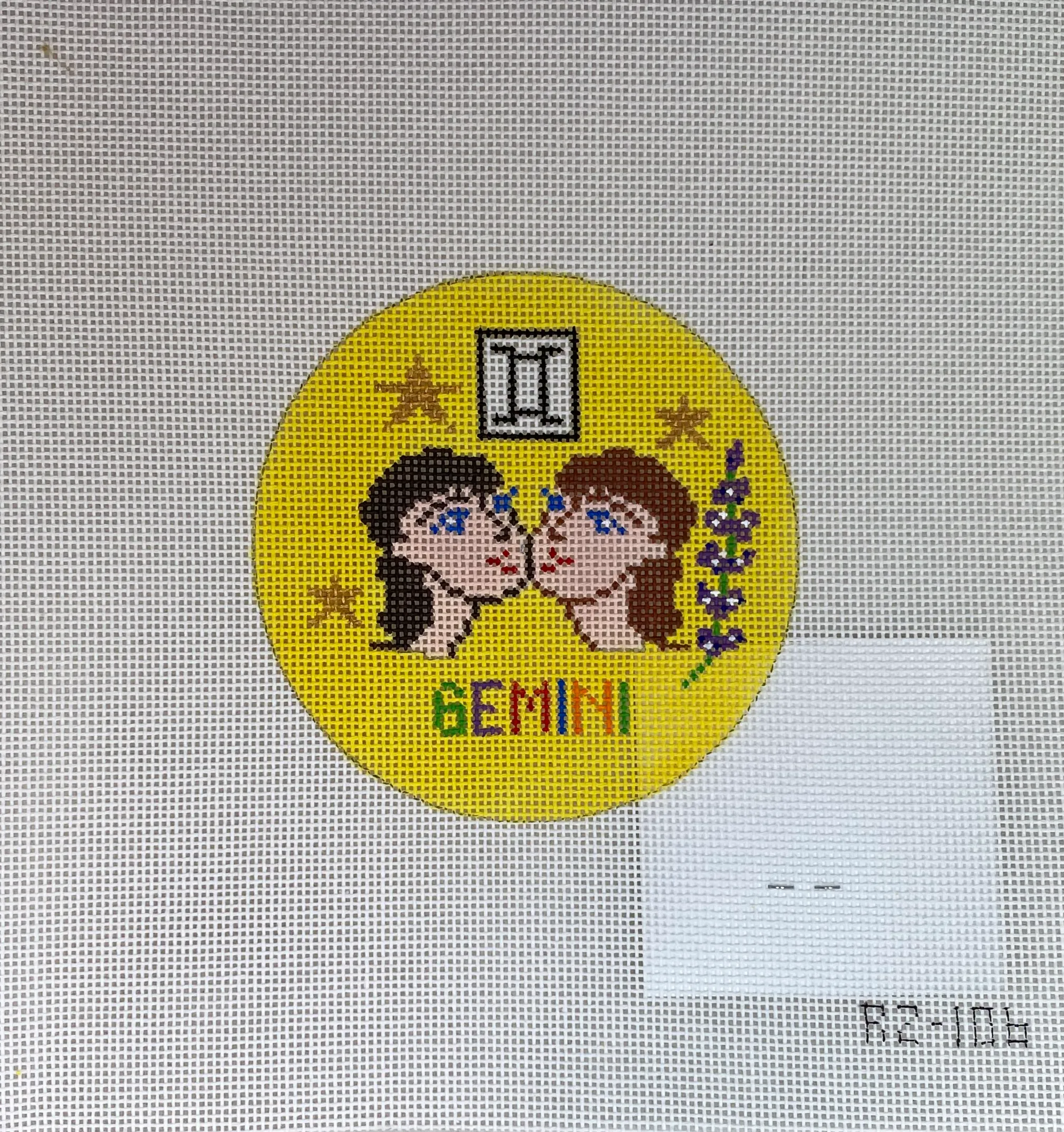 * Doolittle Stitchery RZ106 Gemini Zodiac
