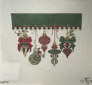 * KCN 1627C Forest Cranberry Stocking Cuff- 18m