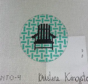 * Kristine Kingston Designs KKNTO-4 Chair on Checks Navy