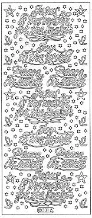 0331 - Christmas Sayings - Starform Stickers