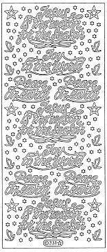 0331 - Christmas Sayings - Starform Stickers