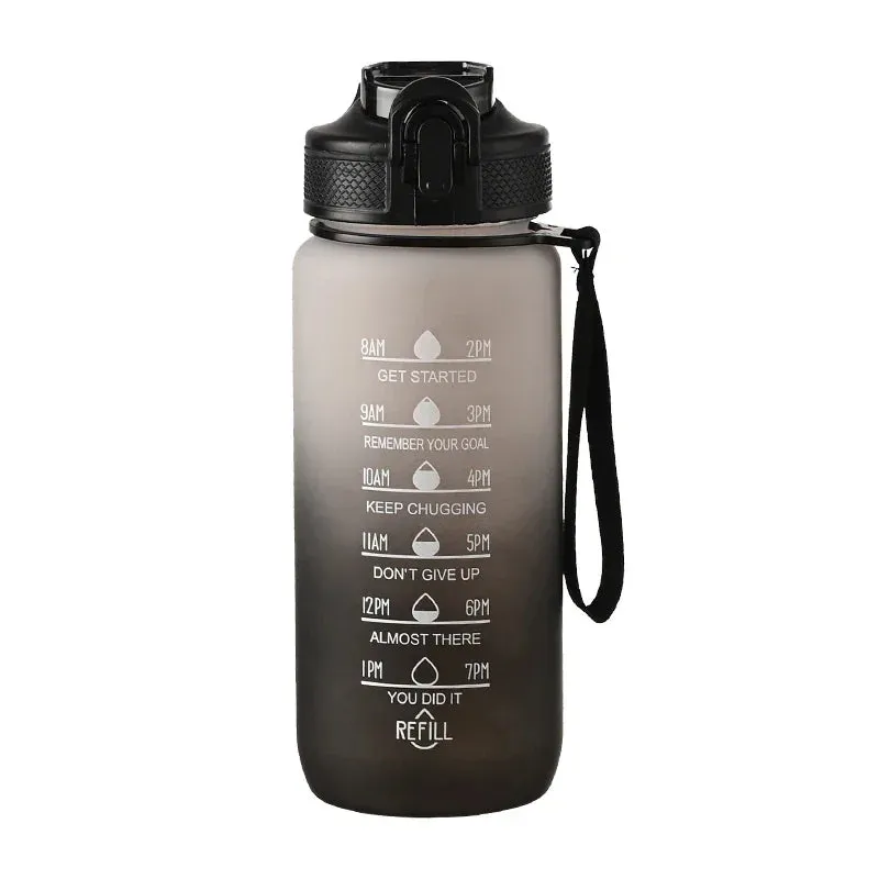 1 Liter Water Bottle Motivational Sport Water Bottle Leakproof Bottles Drinking Outdoor Travel Gym Fitness Jugs For Kitchen Cups