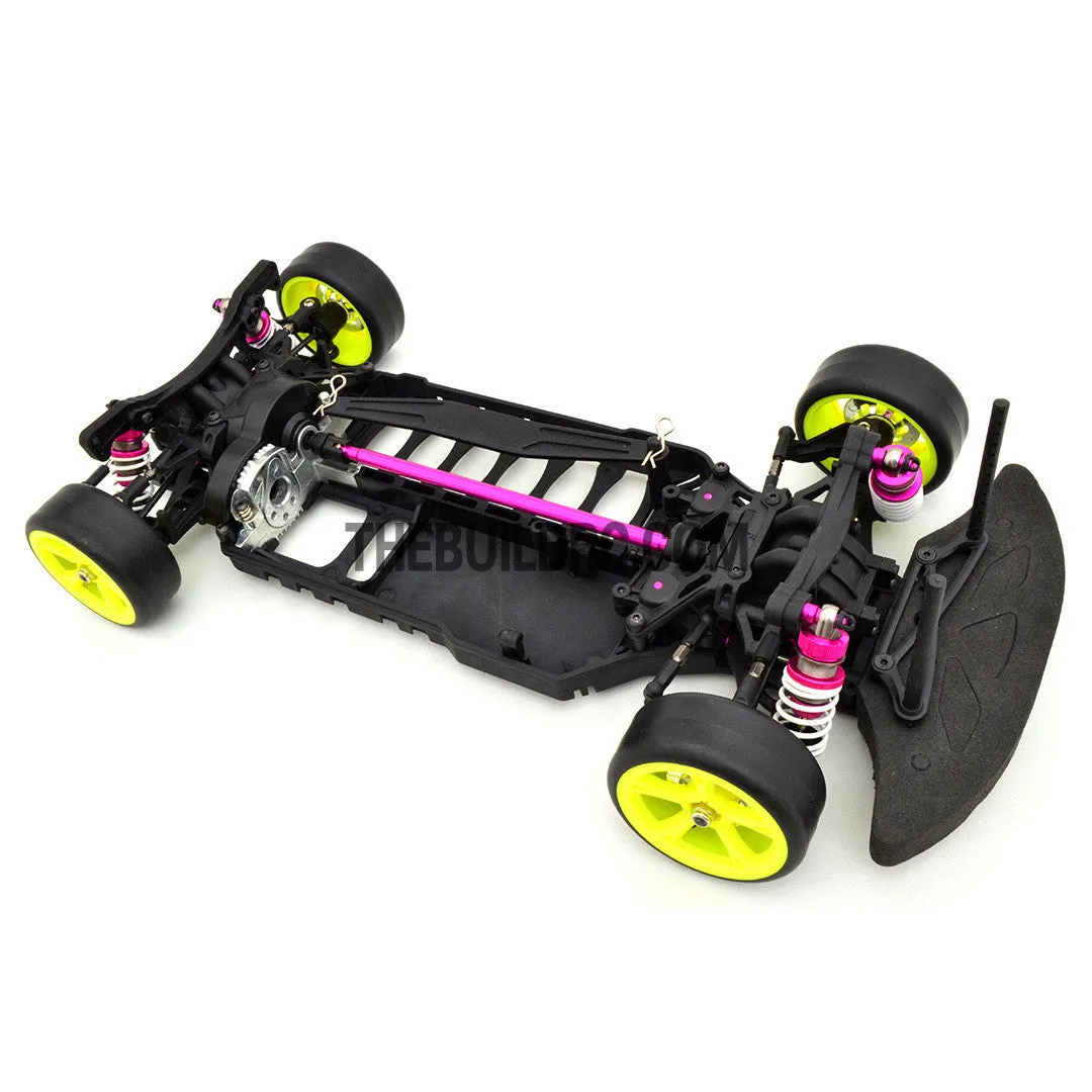 1/10 RC YKM Type C SD EP Shaft Drive Drift Car Assembled Chassis - Pink