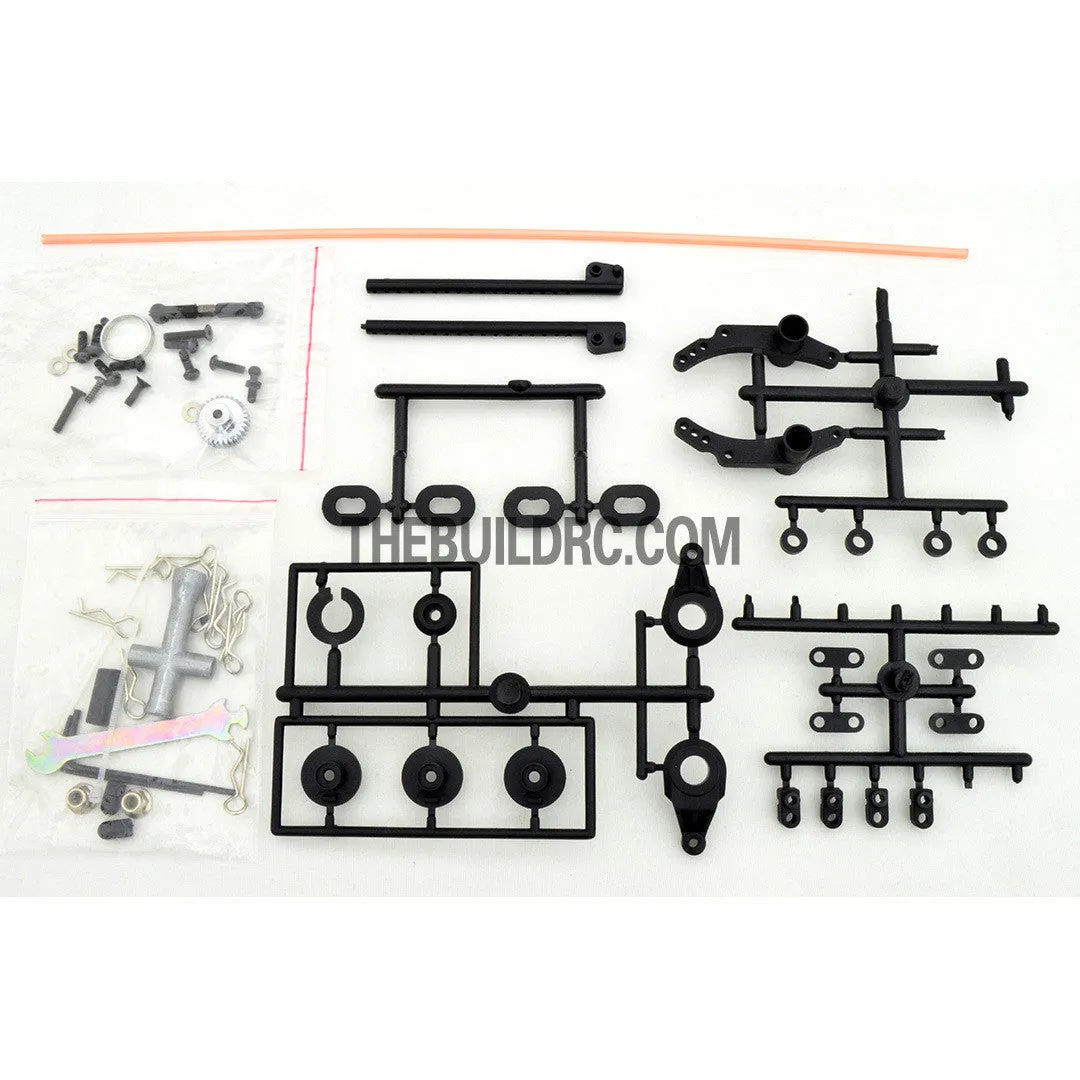 1/10 RC YKM Type C SD EP Shaft Drive Drift Car Assembled Chassis - Pink