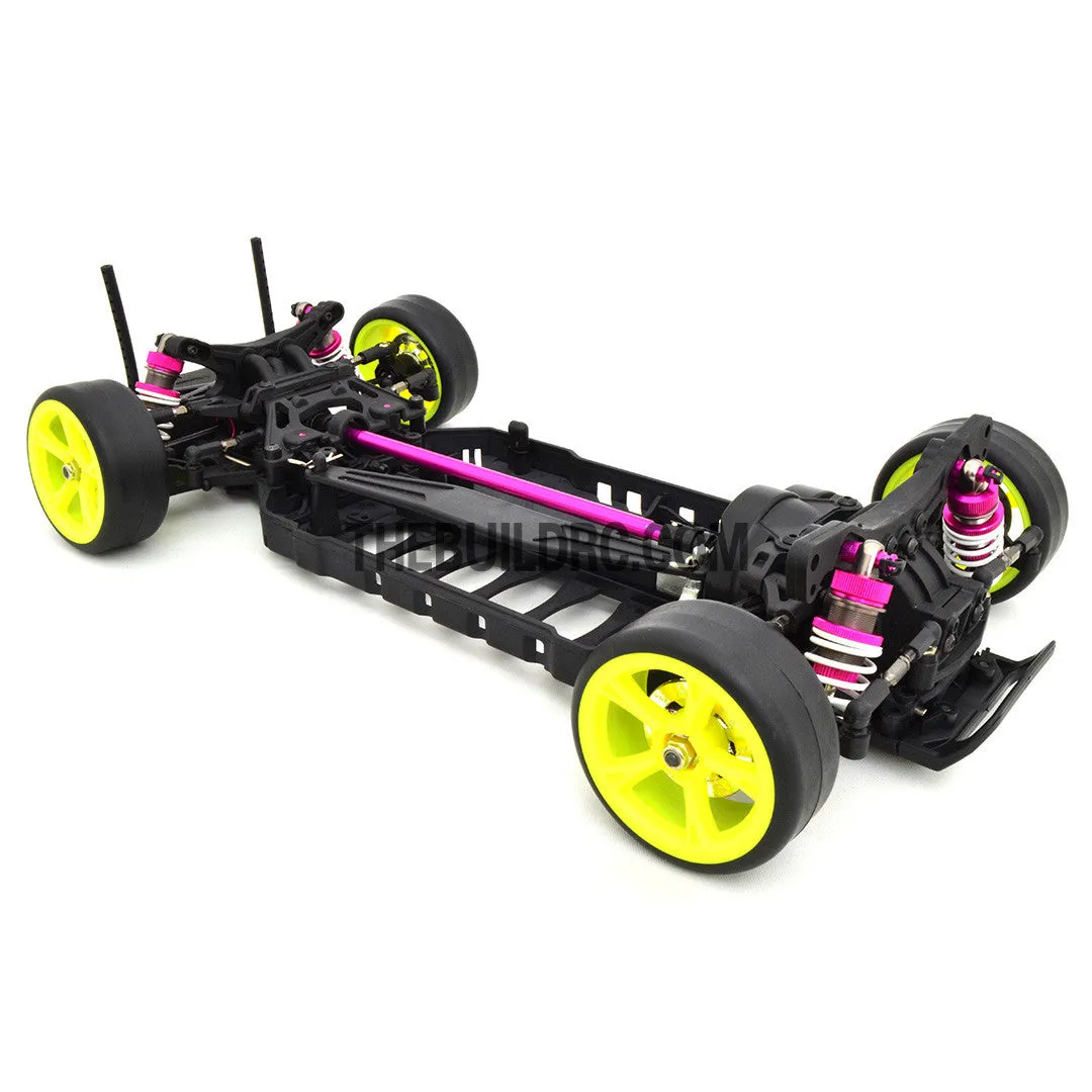 1/10 RC YKM Type C SD EP Shaft Drive Drift Car Assembled Chassis - Pink