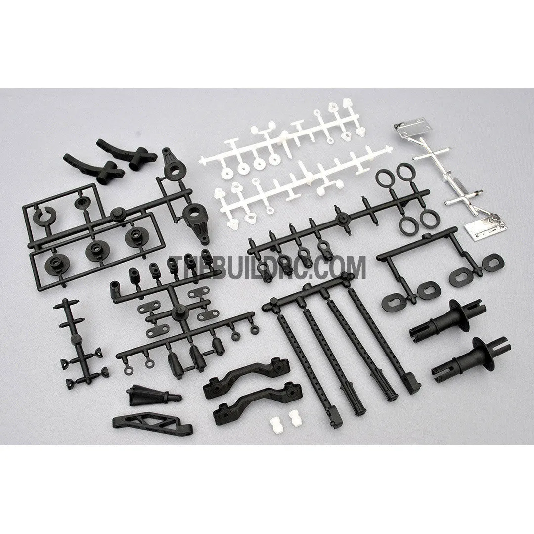 1/10 RC YKM Type C SD EP Shaft Drive Drift Car Chassis Kit - Red