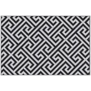 121 x 182 cm4x6ft Outdoor Rug Reversible Mat Plastic Straw Rug Portable RV Camping Mat for Garden Deck Picnic Indoor