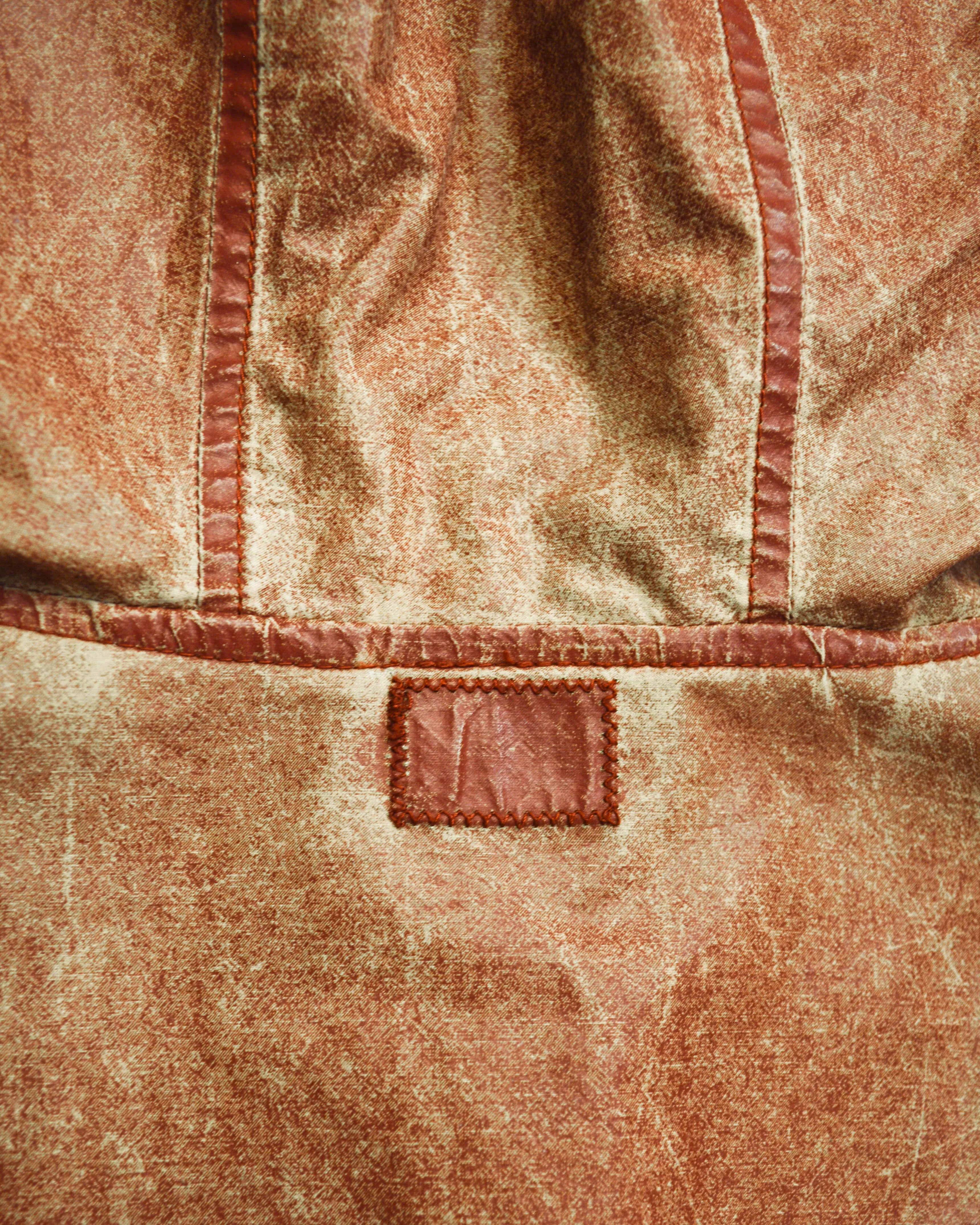1990 Ideas from Massimo Osti Weathered Material Processed Cargo Jacket with Internal Carry Straps (~XXL~)