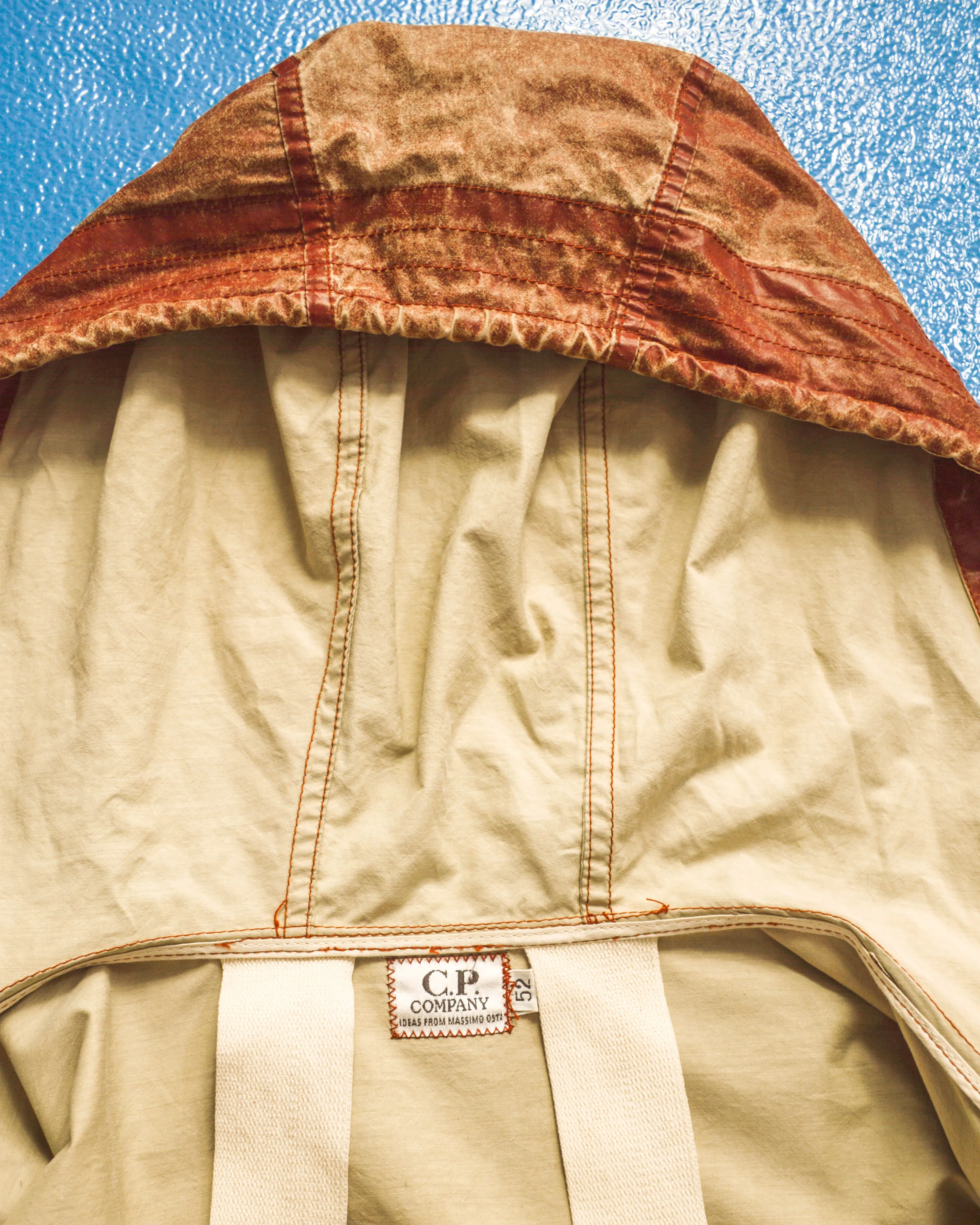 1990 Ideas from Massimo Osti Weathered Material Processed Cargo Jacket with Internal Carry Straps (~XXL~)
