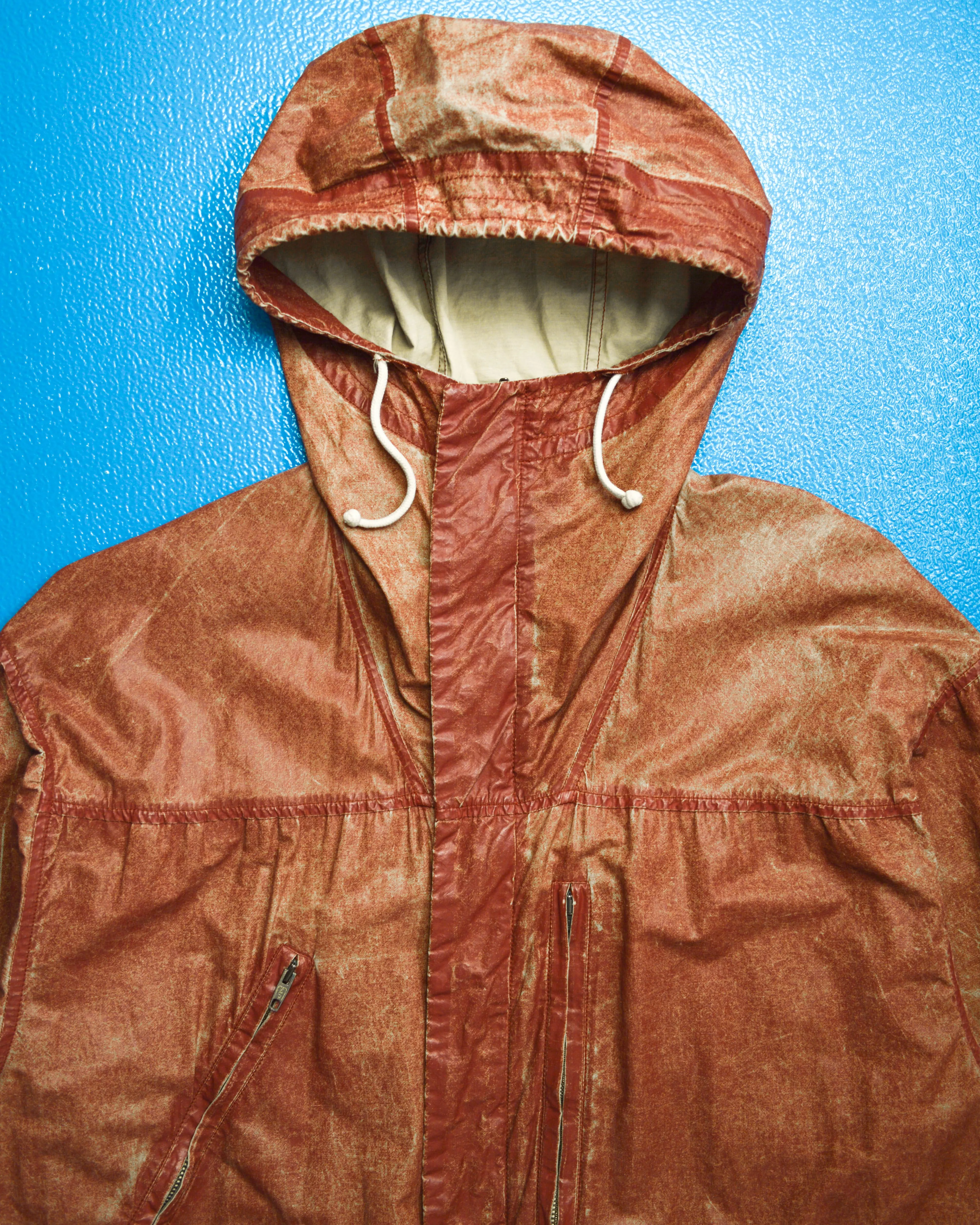 1990 Ideas from Massimo Osti Weathered Material Processed Cargo Jacket with Internal Carry Straps (~XXL~)