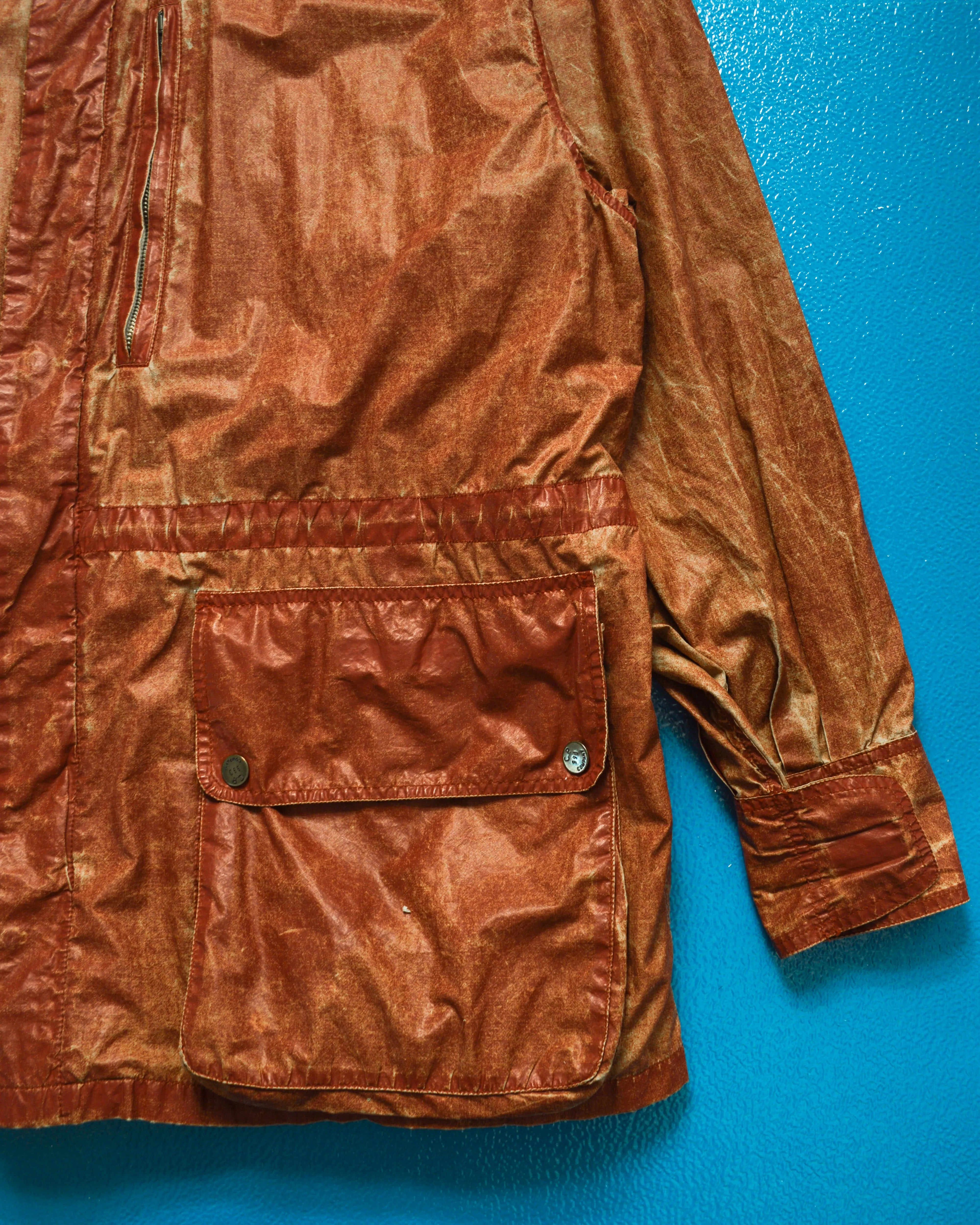 1990 Ideas from Massimo Osti Weathered Material Processed Cargo Jacket with Internal Carry Straps (~XXL~)