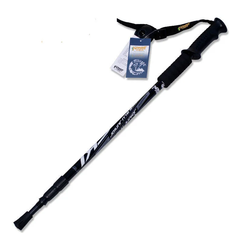 1PC Adjustable AntiShock Trekking Hiking Walking Stick Pole 3-section 66cm-135cm/ 26 " to 53 " with Drop