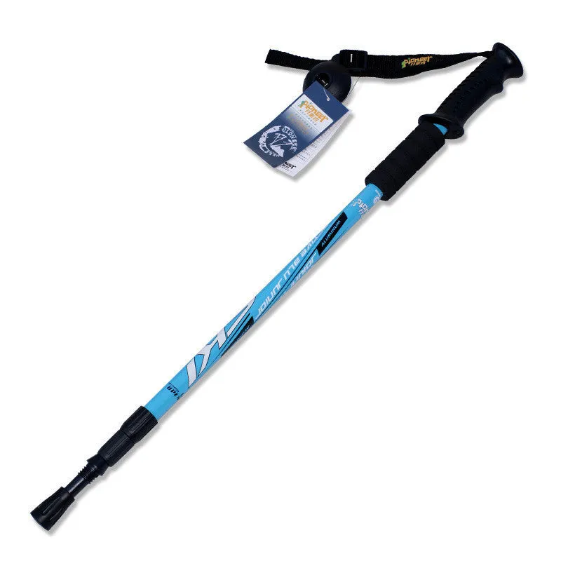 1PC Adjustable AntiShock Trekking Hiking Walking Stick Pole 3-section 66cm-135cm/ 26 " to 53 " with Drop