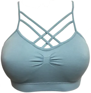 2-Strap X-Cross Padded Bralette