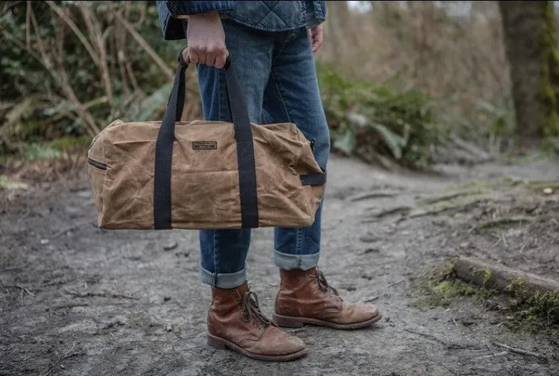 20" Waxed Canvas Duffel Bag