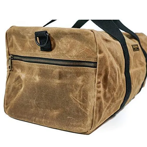 20" Waxed Canvas Duffel Bag