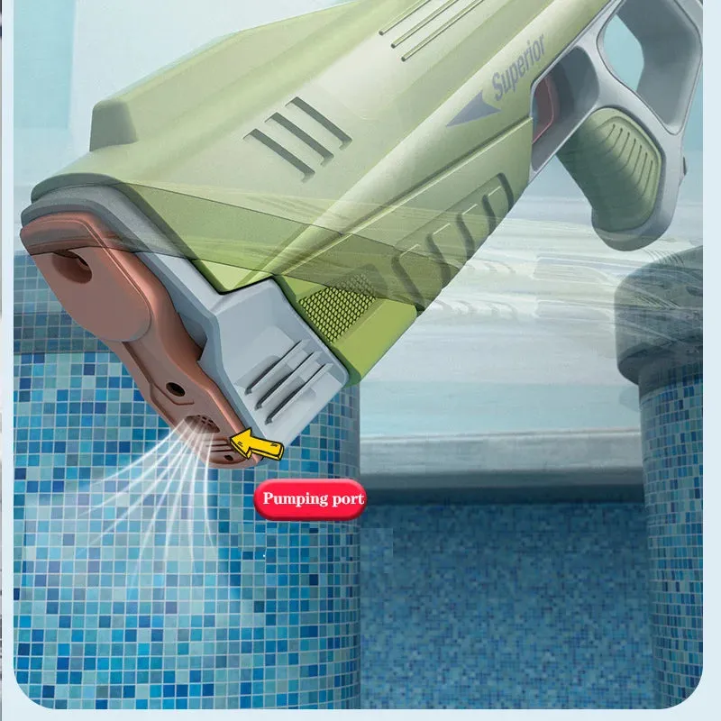 43cm Full Electric Water Storage Gun - Ultimate Summer Fun Toy