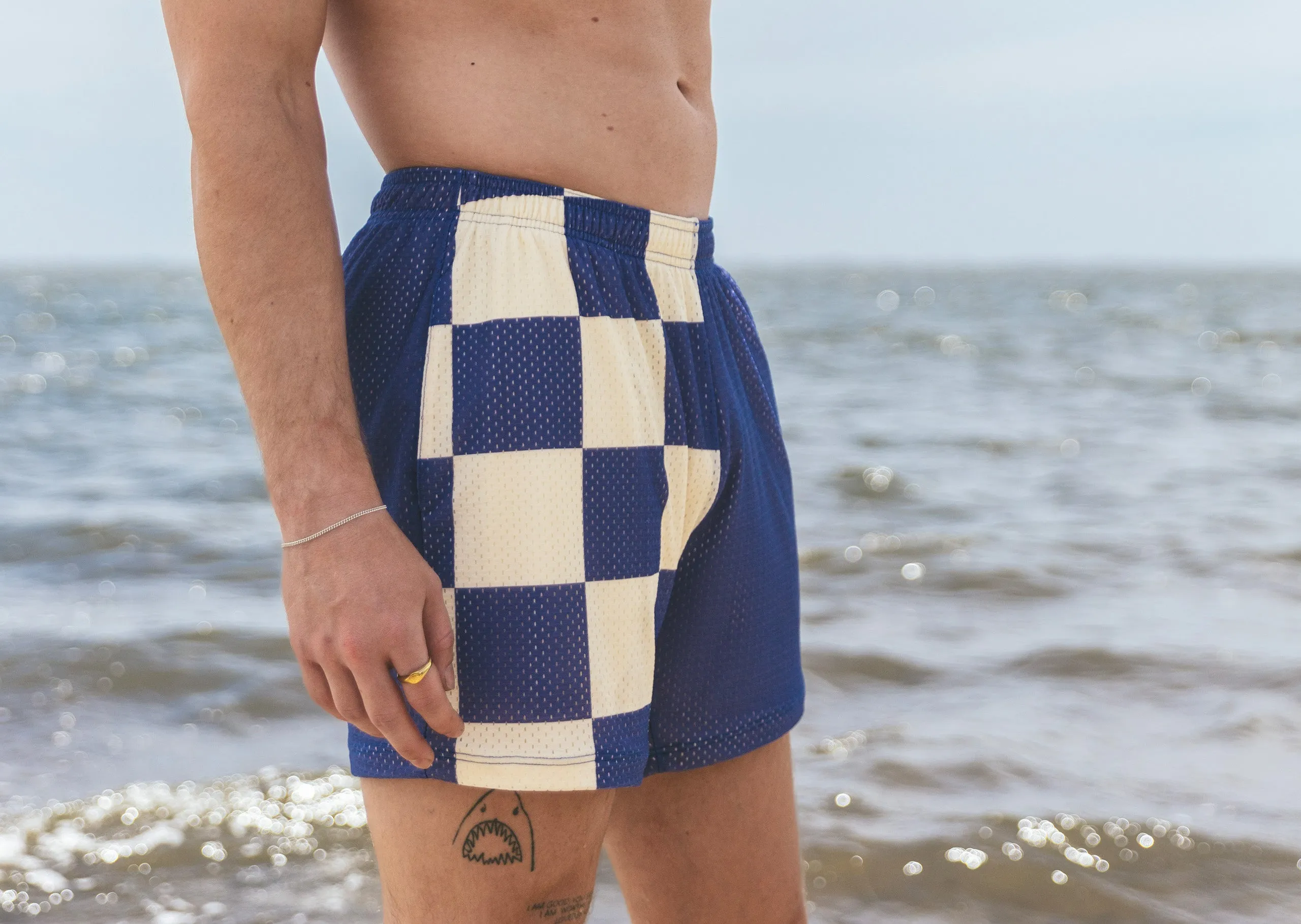 4" Pocket Lounge Short ~ Beach Patrol