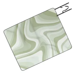 Abstract Wavy Stripes LXXVIII Picnic Blanket