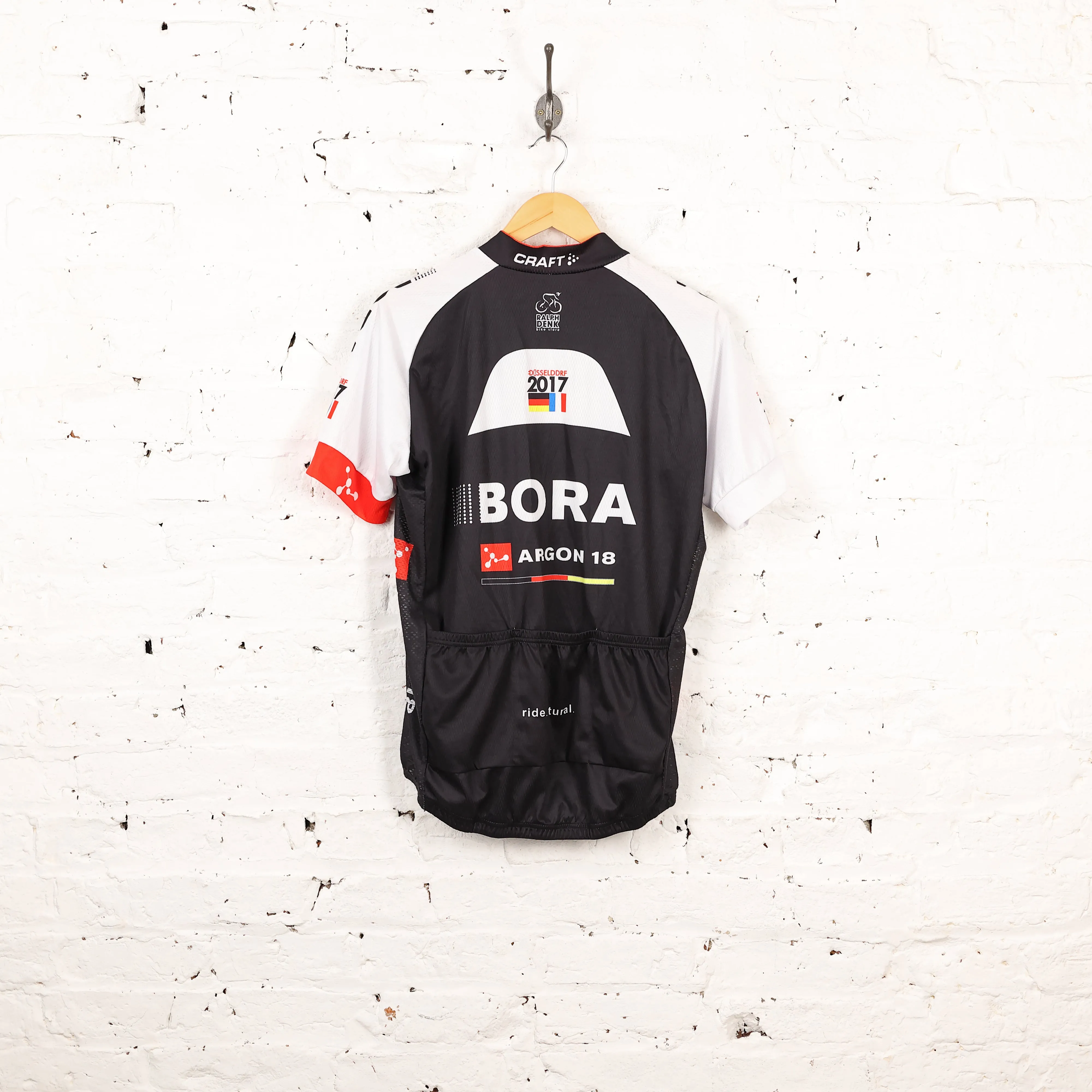 Abus Bora Argon 2017 Cycling Top Jersey - Black - L