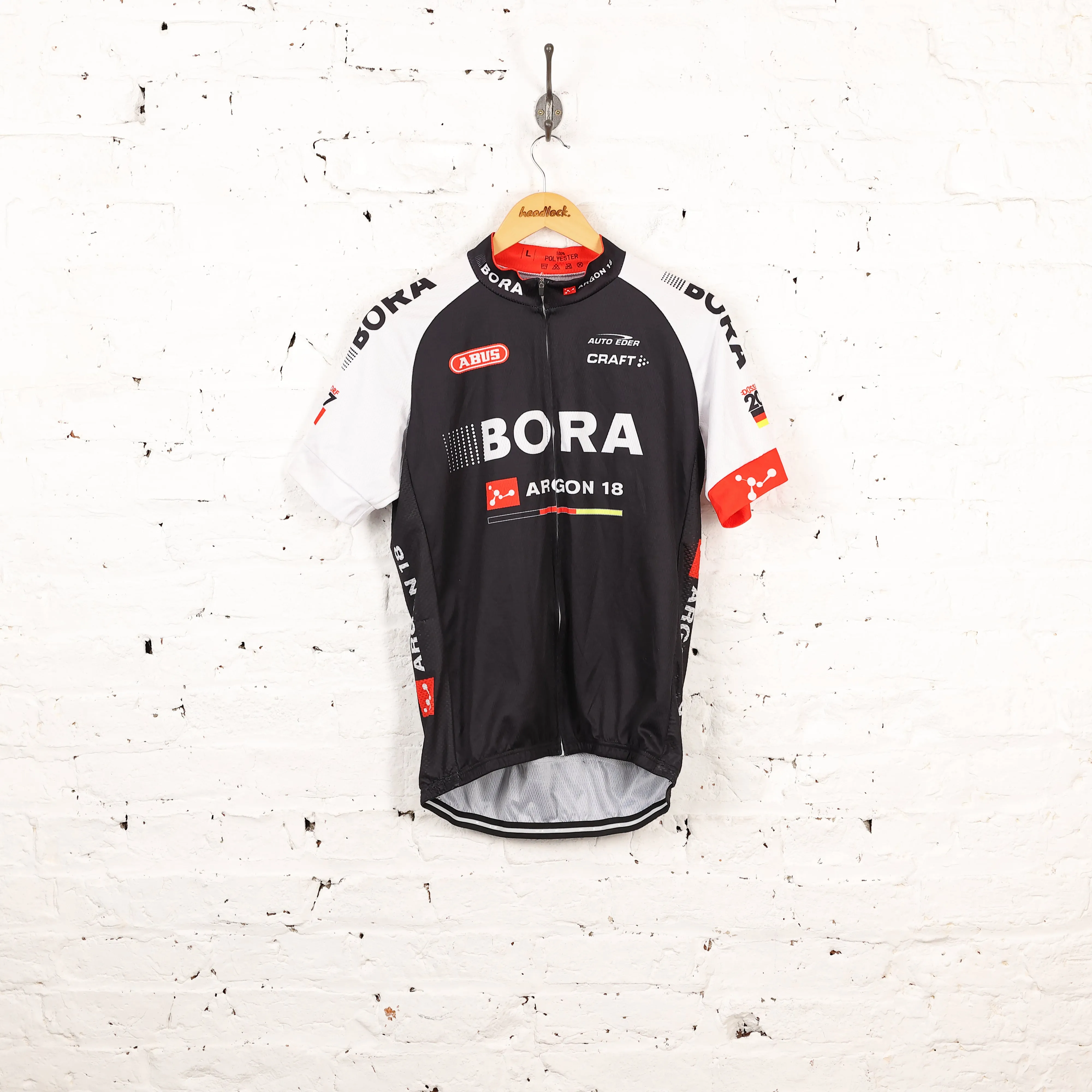 Abus Bora Argon 2017 Cycling Top Jersey - Black - L
