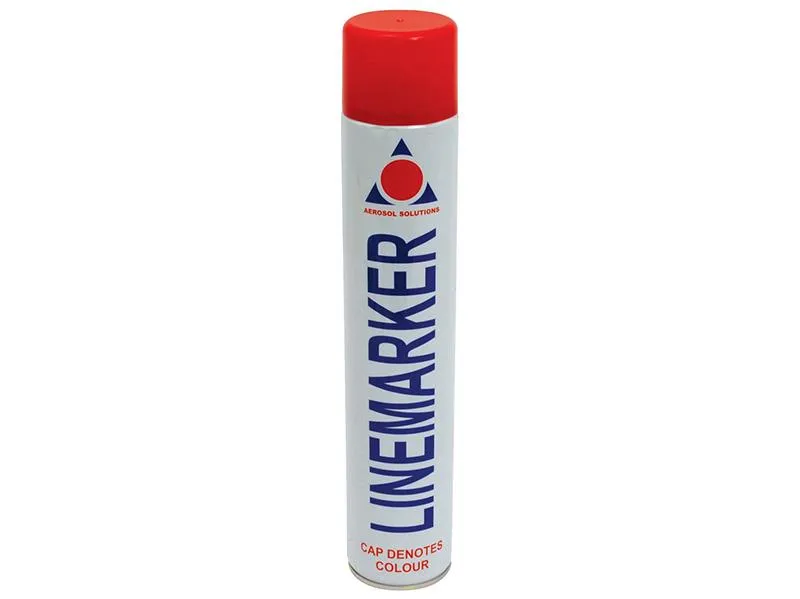 Aerosol 0902 Line Marking Spray Paint Red 750Ml