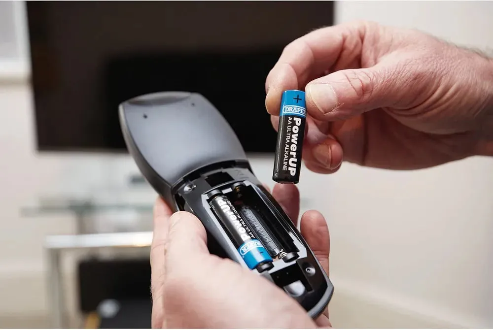 Alkaline AA Batteries Draper 03973 PowerUP Ultra 24 PACK