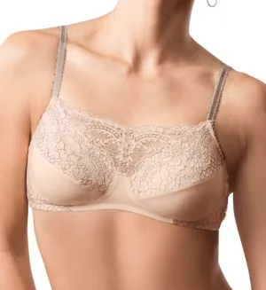 Amoena Alina Soft Non-Wired Pocketed Mastectomy Bra- Light Rose/Grey 44509