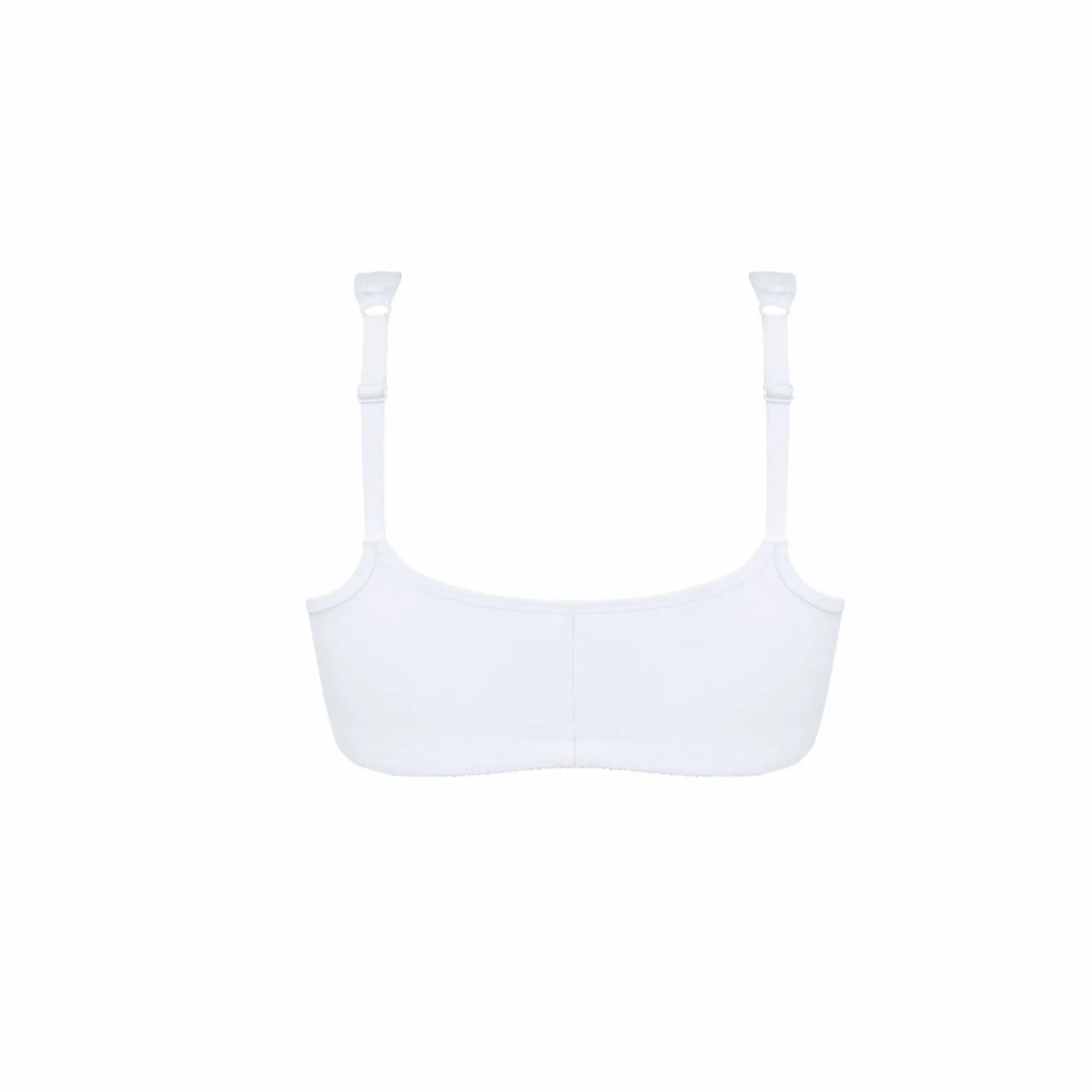 Amoena Fleur Wire Free Front Closure Pocketed Mastectomy Bra - White 44672