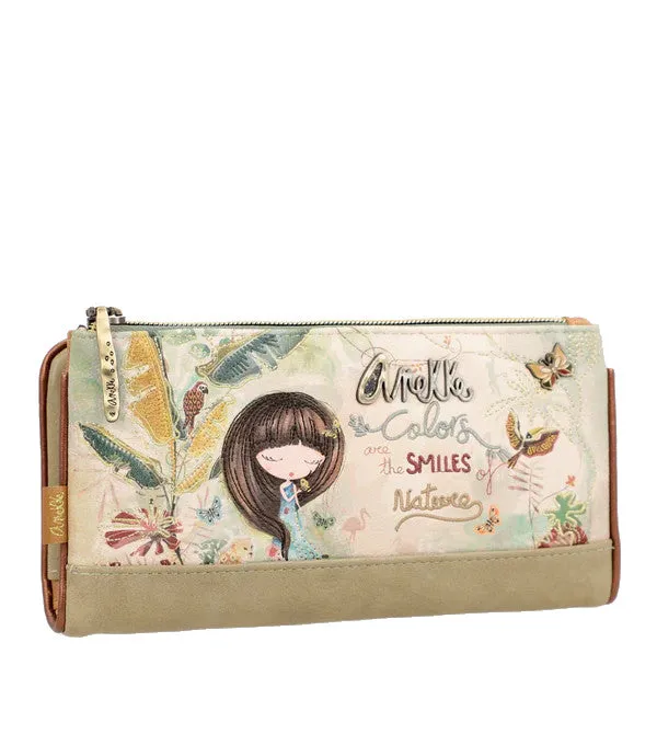 Anekke Amazonia Large Purse With Removable Card Holder