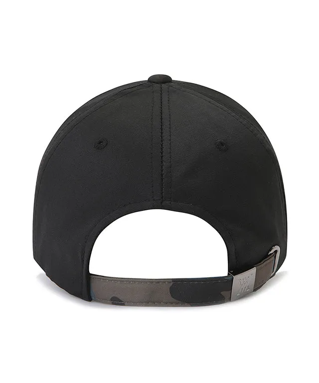 ANEW Golf: Logo Pattern Embroidery Ball Cap - Black