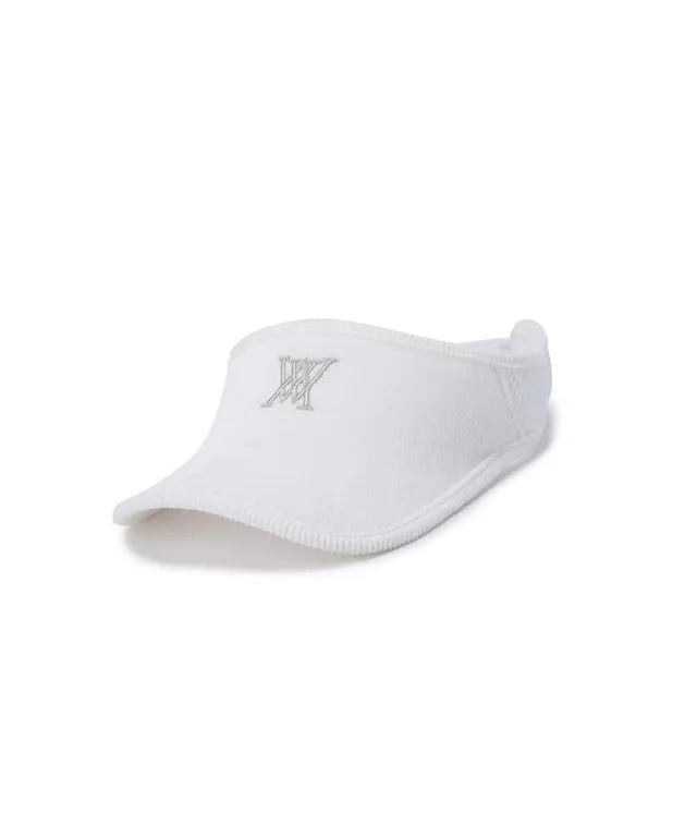 ANEW Golf: Women's Real Fur Snow Winter Visor - Off White