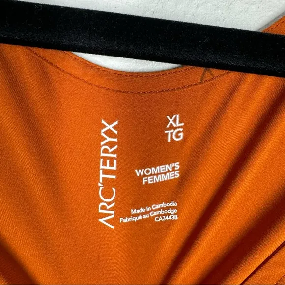 Arc'teryx Contenta Shift Dress Orange Outdoors Gorpcore Women’s Size XL