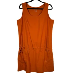 Arc'teryx Contenta Shift Dress Orange Outdoors Gorpcore Women’s Size XL