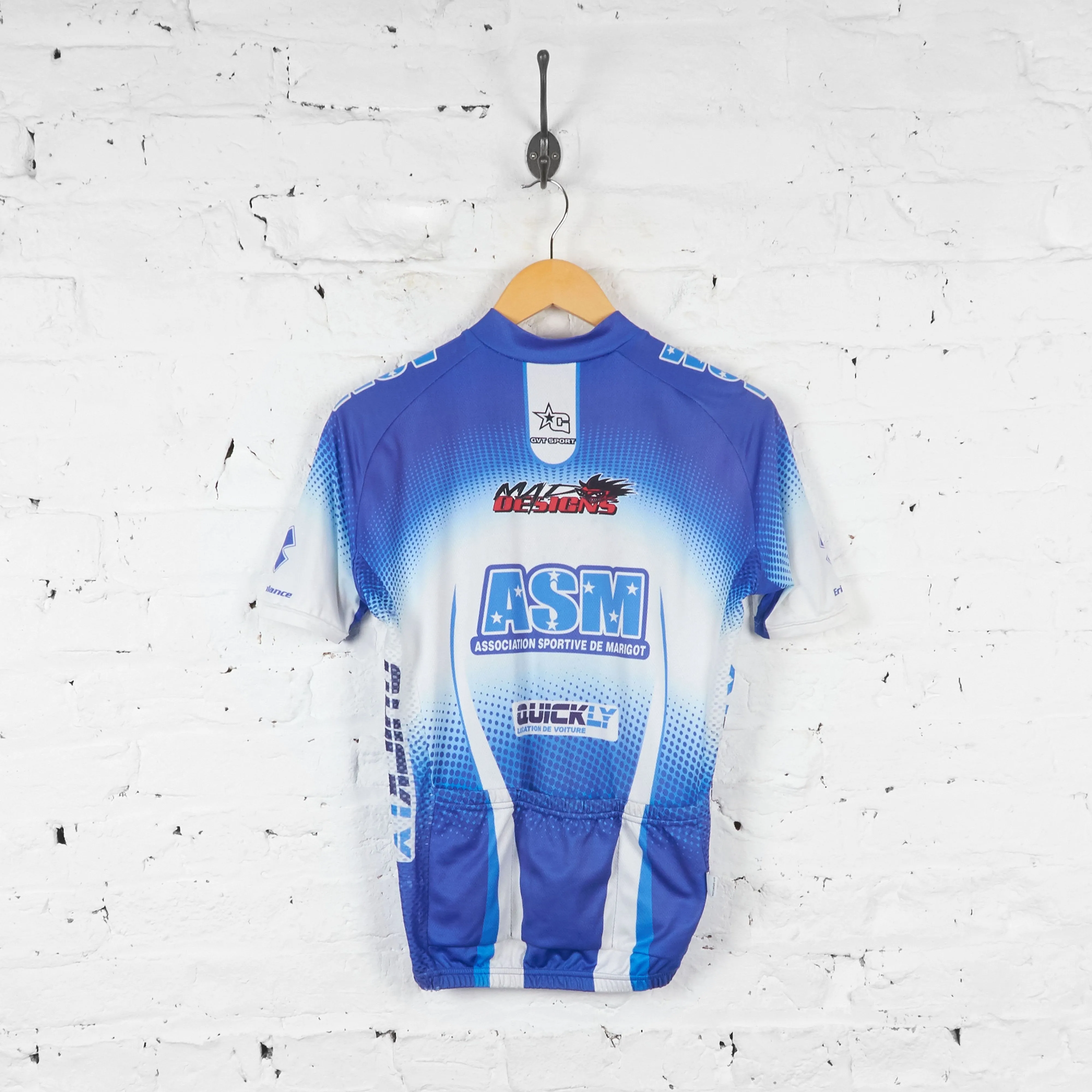 ASM Mad Designs Cycling Top Jersey - Blue - S