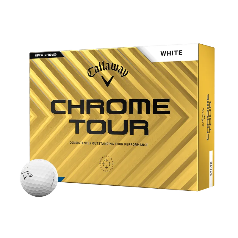 BALLE CALLAWAY CHROME TOUR 24 WHITE