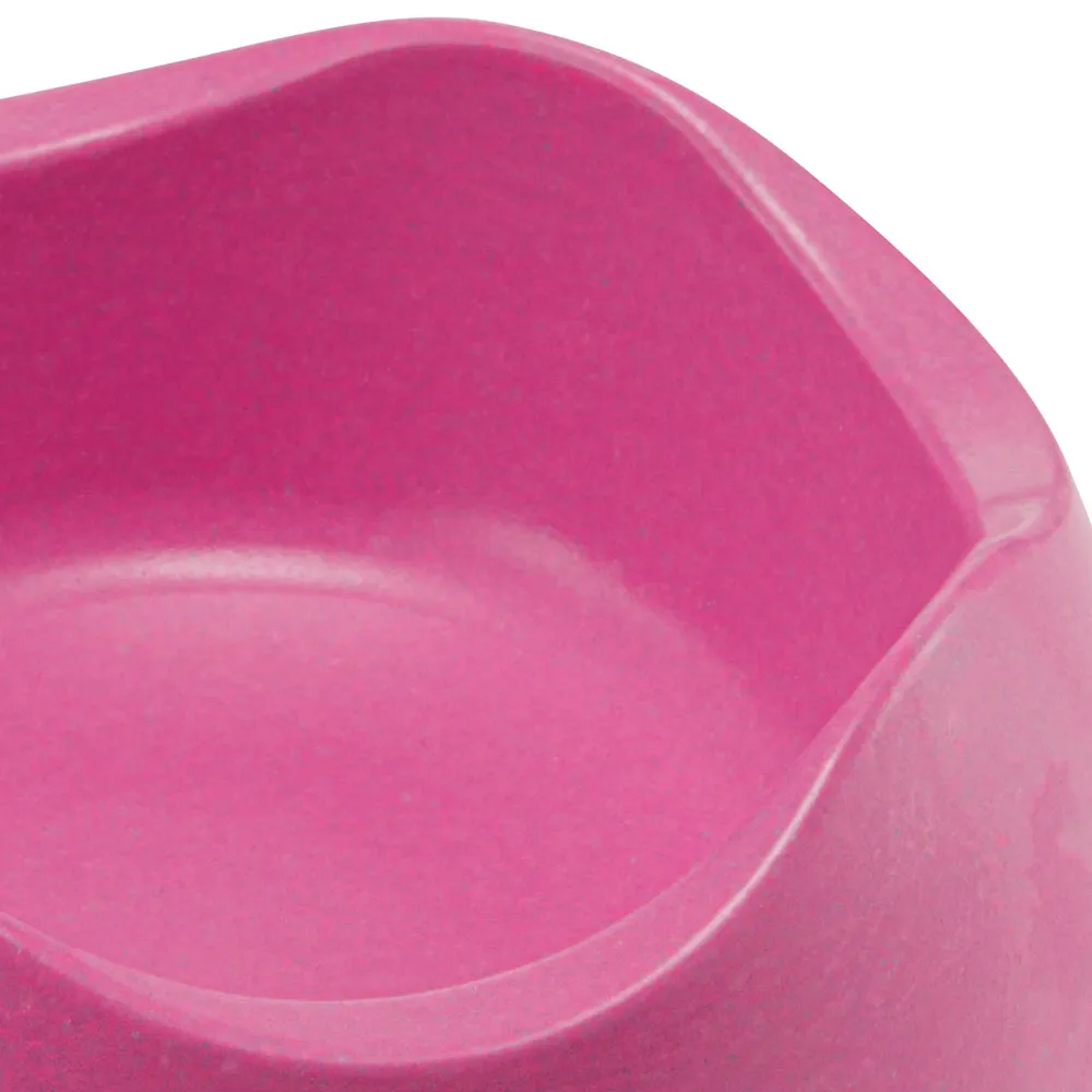 Bamboo Dog Bowl, Pink