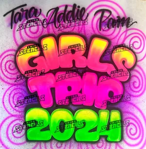 Beach Girls Trip 2025 # 2470 Art Stencil