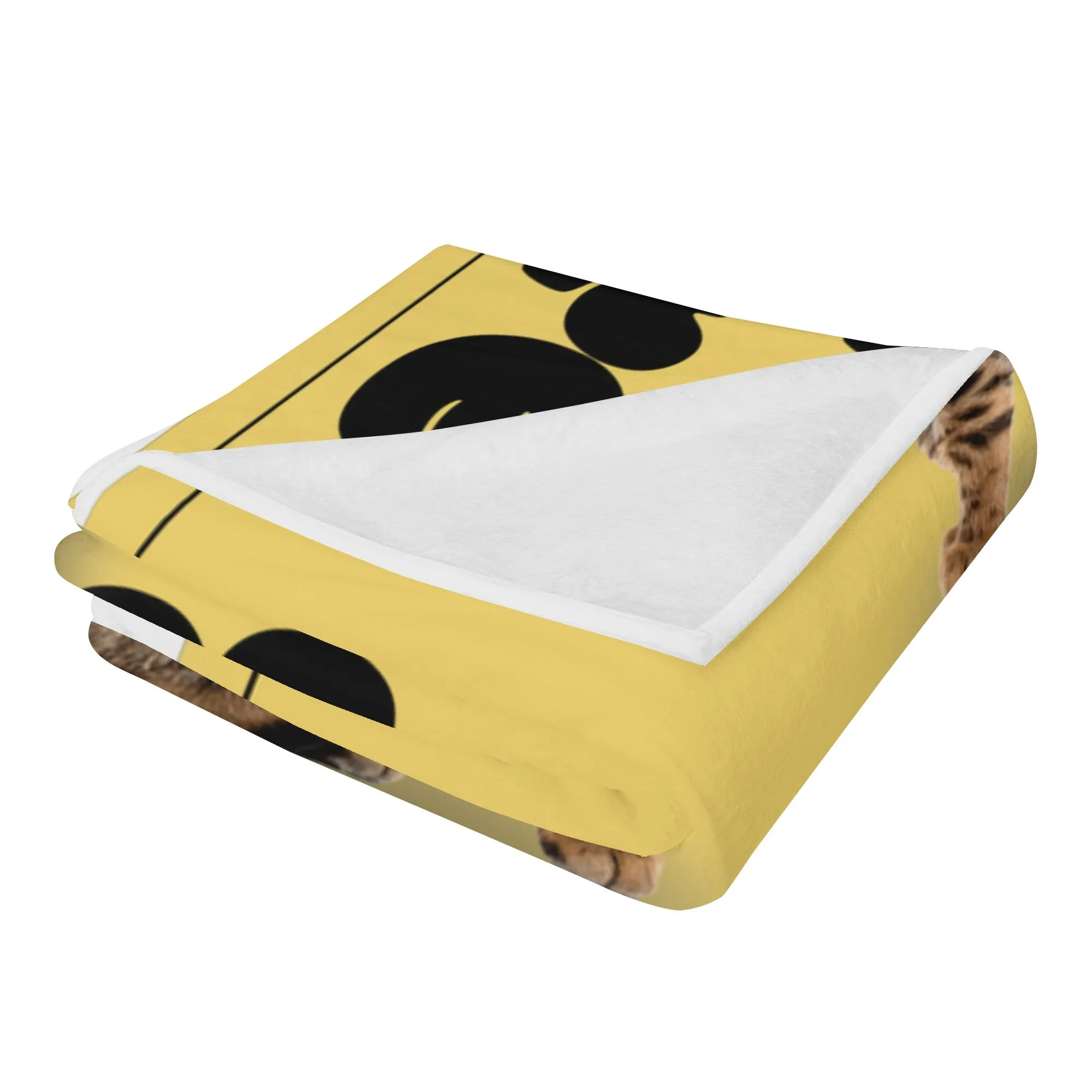 Bengals Live Here Horizontal Flannel Breathable Blanket 4 Sizes