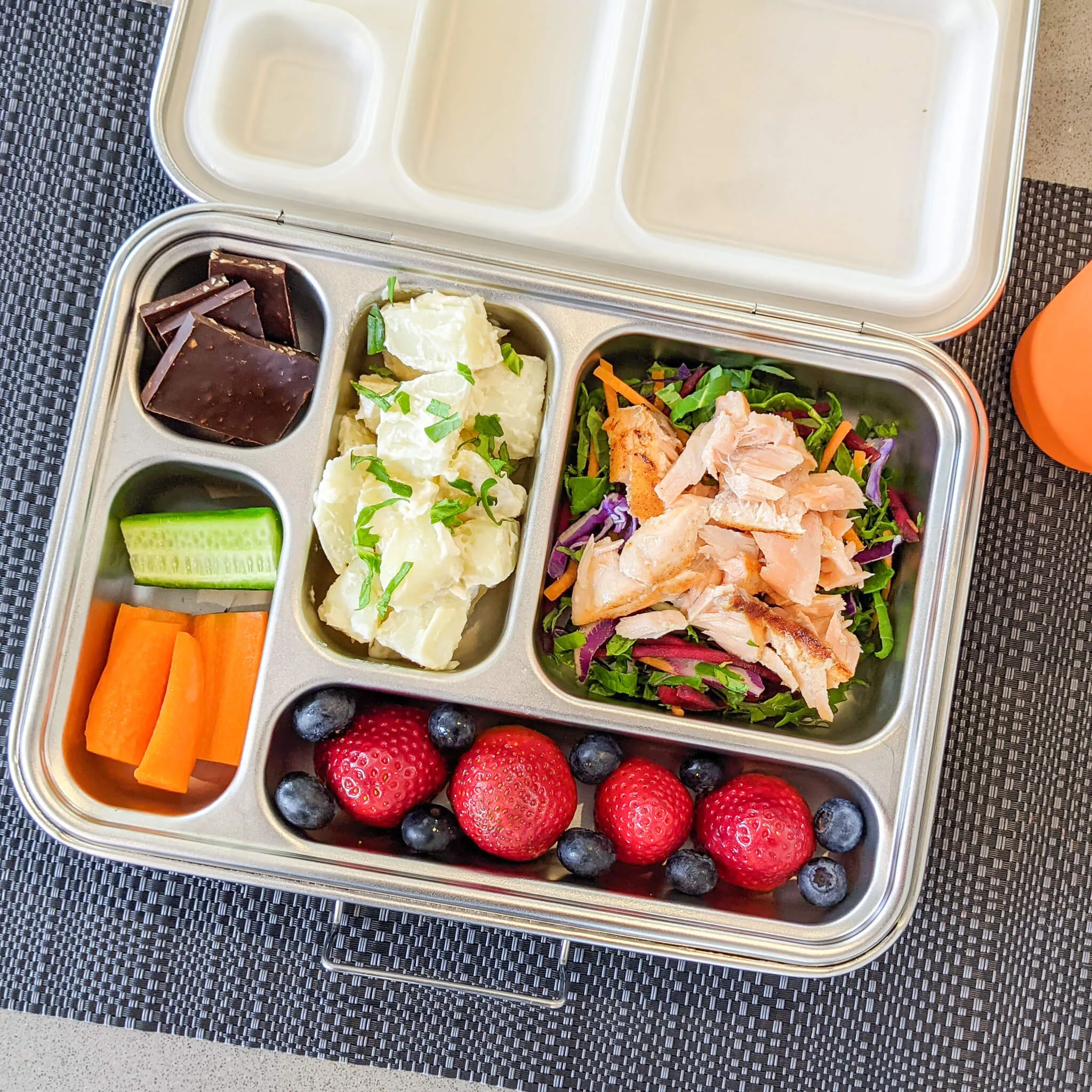 Bento Lunch Box 5 - Stainless Steel - Leak Proof