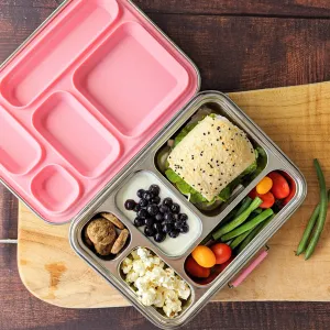 Bento Lunch Box 5 - Stainless Steel - Leak Proof