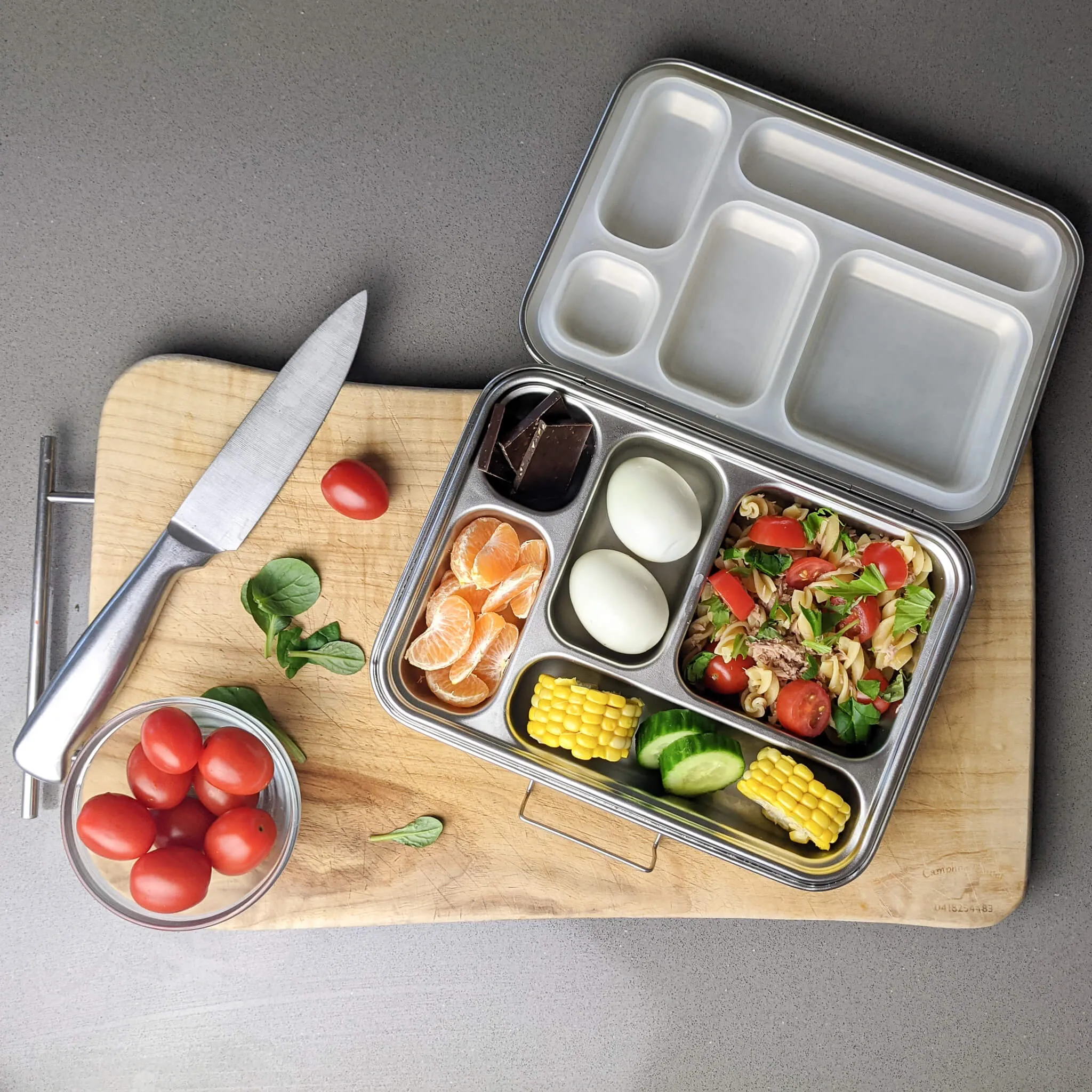 Bento Lunch Box 5 - Stainless Steel - Leak Proof