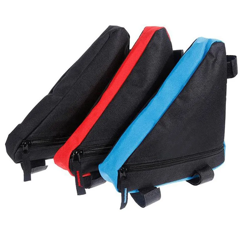 Bike Bicycle Cycling Bag Front Tube Frame Phone Bicycle Bags Triangle Pouch Frame Holder