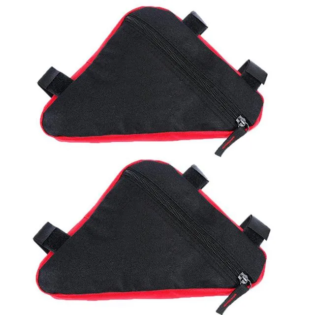 Bike Bicycle Cycling Bag Front Tube Frame Phone Bicycle Bags Triangle Pouch Frame Holder