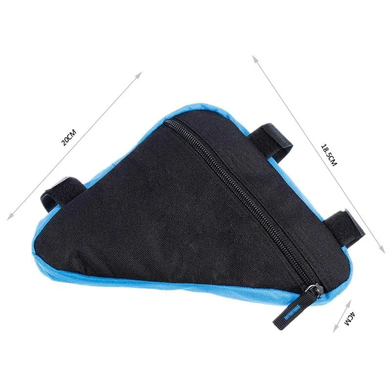 Bike Bicycle Cycling Bag Front Tube Frame Phone Bicycle Bags Triangle Pouch Frame Holder