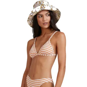 BILLABONG COASTLINES STRIPE IVY TRI BIKINI TOP