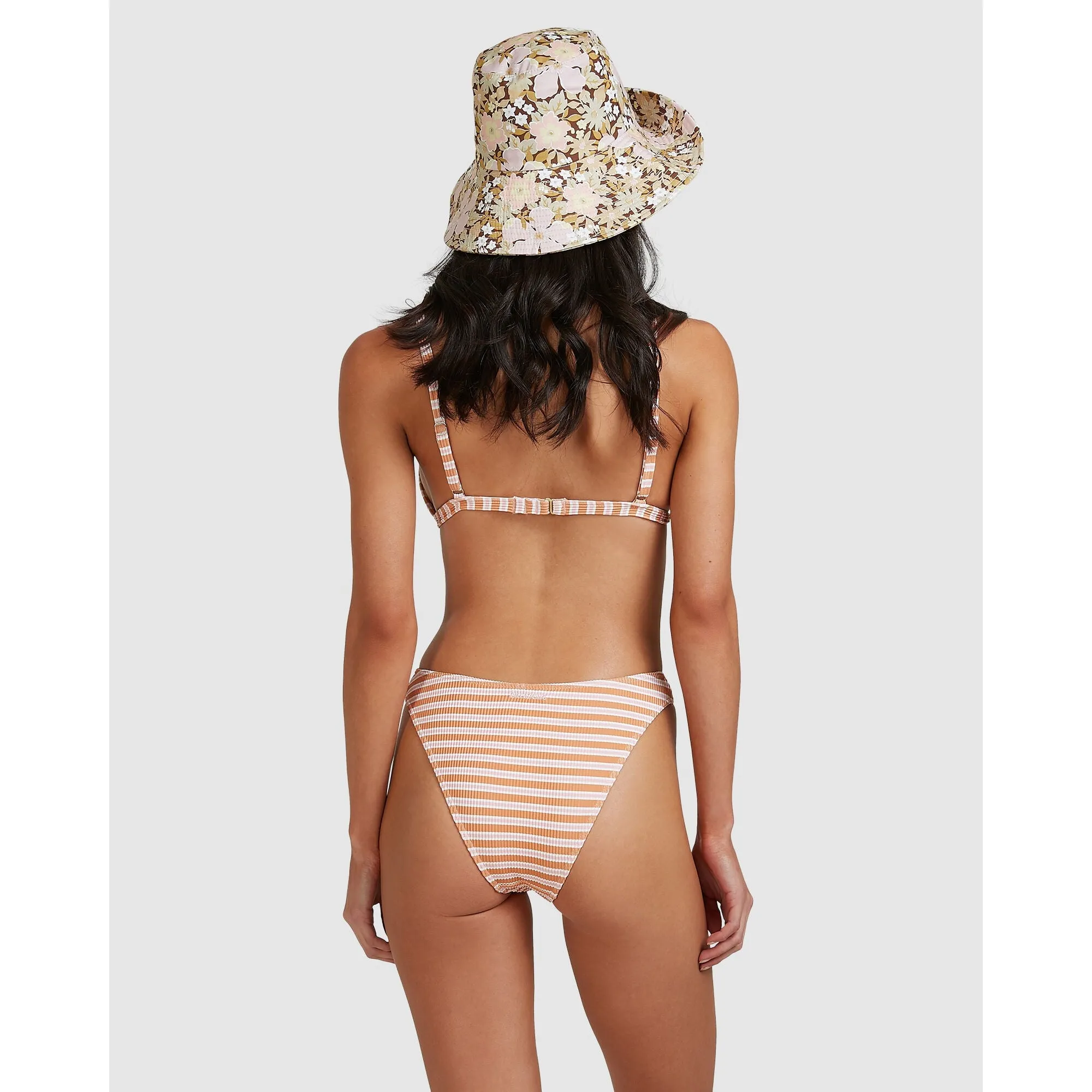 BILLABONG COASTLINES STRIPE IVY TRI BIKINI TOP