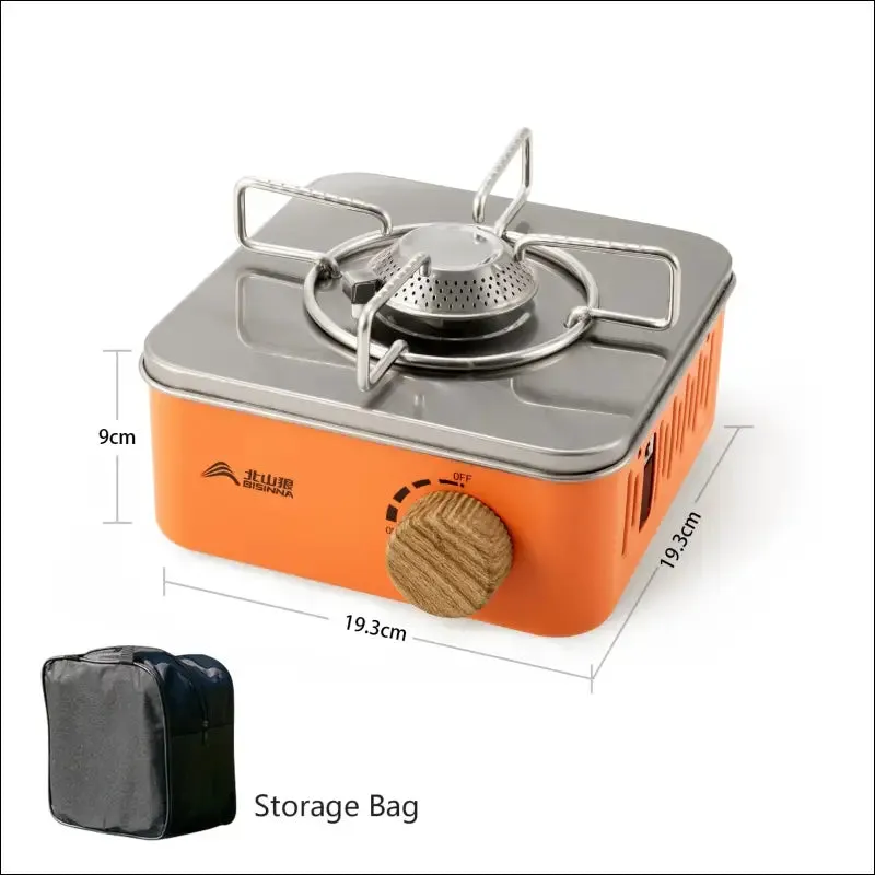Bisinna camping gas stove 2800w high firepower portable cassette furnace outdoor gas burner picnic